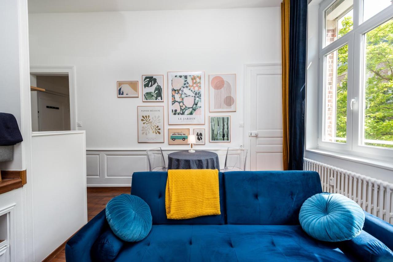 Appartement Centre Ville - Parking Prive Gratuit Amiens Dış mekan fotoğraf